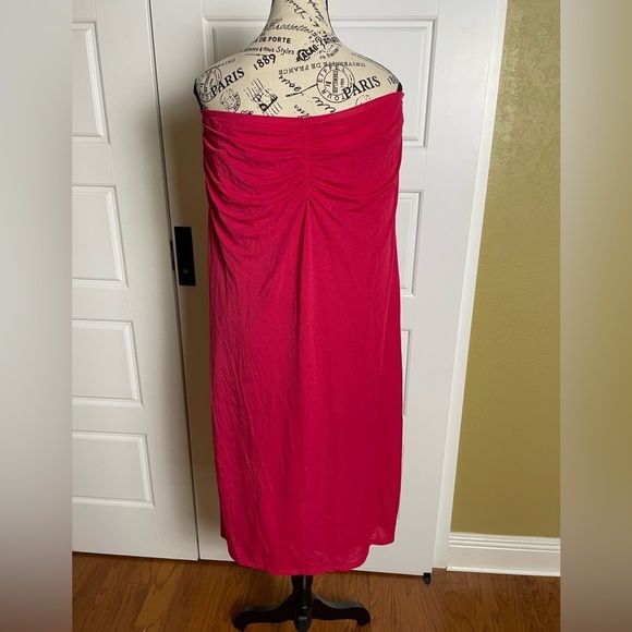 House of Harlow 1960 Barbie Pink Ruched Skirt - Picture 4 of 9